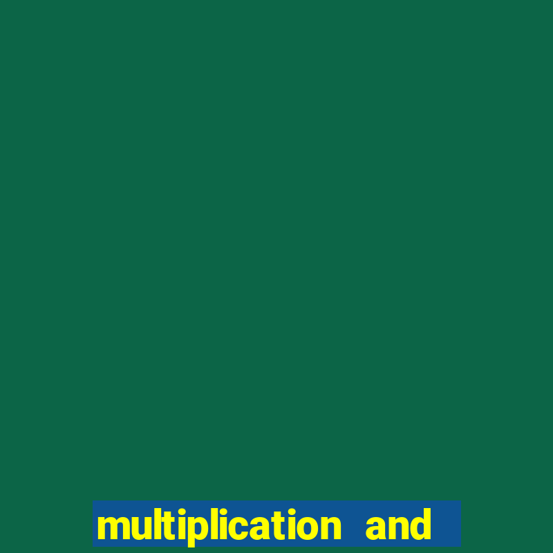 multiplication and division bingo